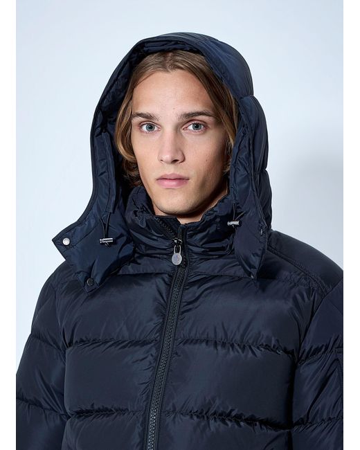 Moncler Blue Maya Matte Short Down Jacket for men