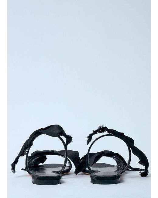 The Row Black Voluptas Sandals