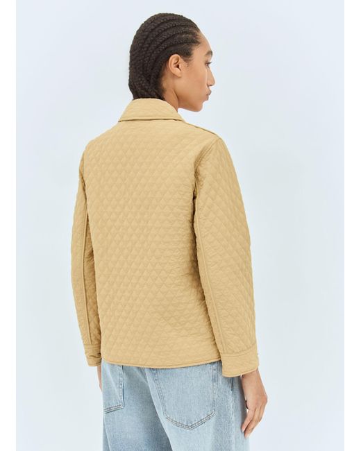 Burberry Natural Reversible Quilted Nylon Jacket