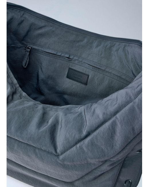 Lemaire Blue Large Soft Game Bag for men