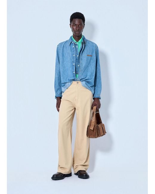 Miu Miu Blue Chambray Shirt