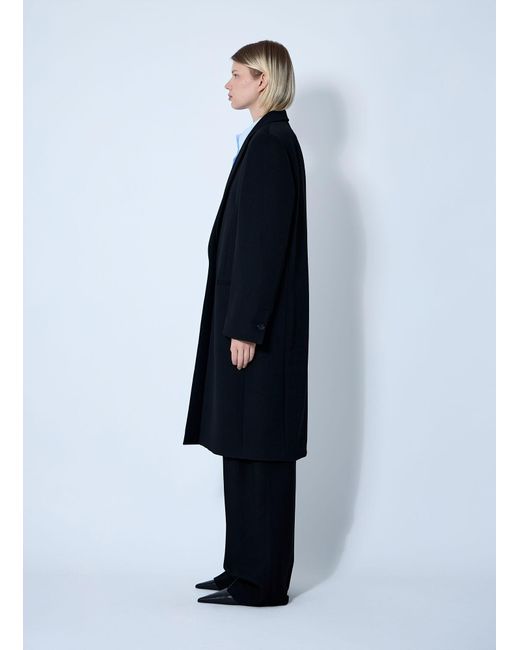 Totême Blue Classic Tailored Coat