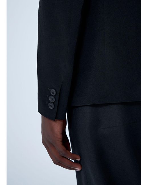 Yohji Yamamoto Blue Tuxedo Flap Jacket for men