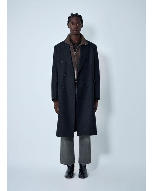 Our Legacy Blue Whale Coat for men