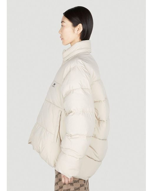 Balenciaga Natural C-shape Puffer Jacket