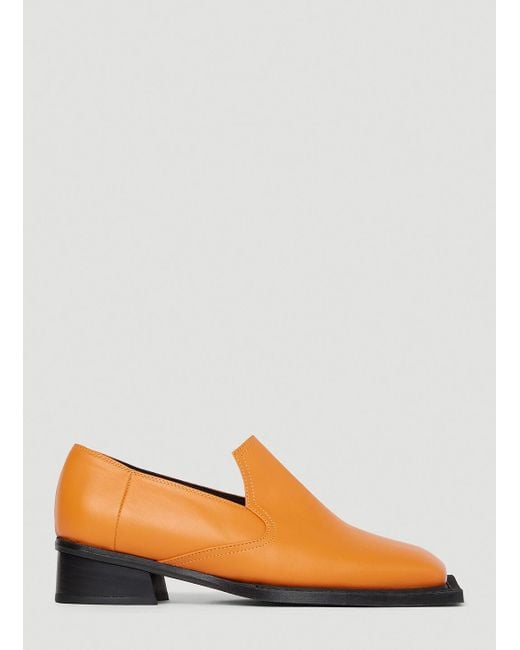 Ninamounah Orange Howled Loafers for men