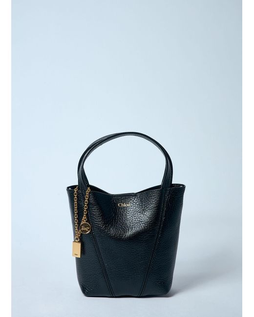 Chloé Blue Chloã Small Spin Tote Bag