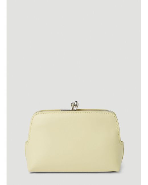 Jil Sander Natural Goji Micro Clutch Bag