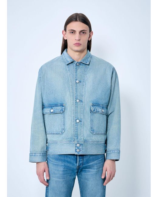 Levi's Blue Mij Utility Trucker Jacket for men