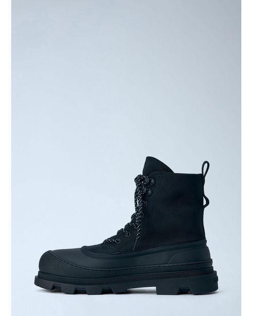 Moncler Blue Vera Sheal Ankle Boots