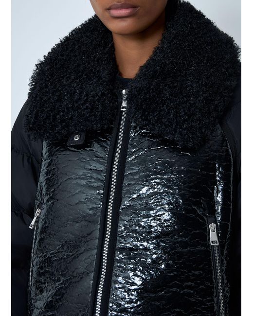 Moncler Blue Short Down Jacket