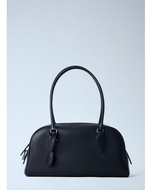 The Row Blue E/W India Shoulder Bag