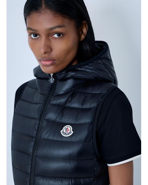 Moncler Blue Glygos Short Down Vest