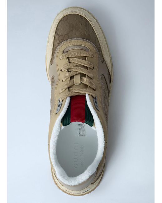 Gucci Natural Re-Web Sneakers for men