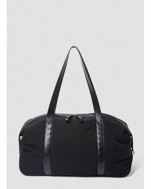 Bottega Veneta Black Leather Trims Duffle Bag for men