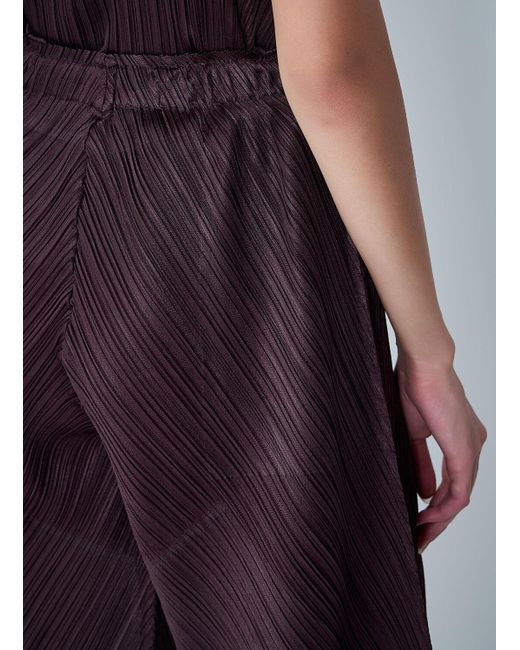 Pleats Please Issey Miyake Blue Pleated Pants