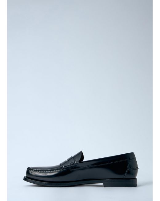 Prada Black Leather Loafers for men