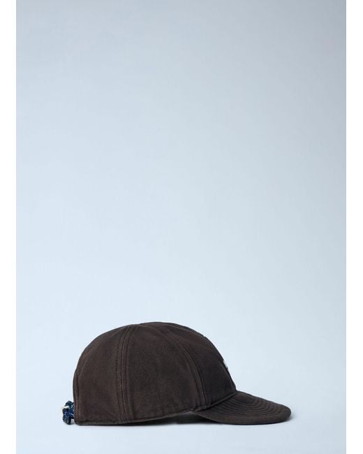 Miu Miu Blue Denim Baseball Cap for men