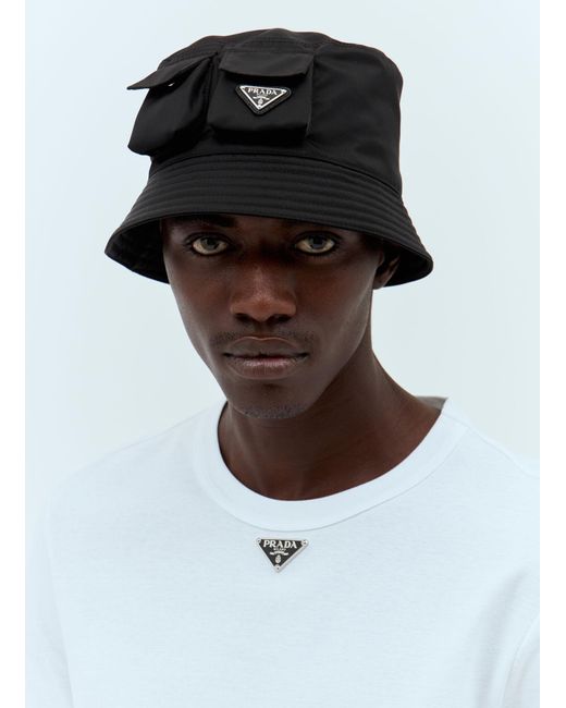 Prada Black Cappelli Tessuto for men