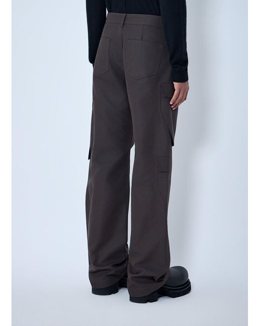 Rick Owens Black Geth Cargo Pants for men