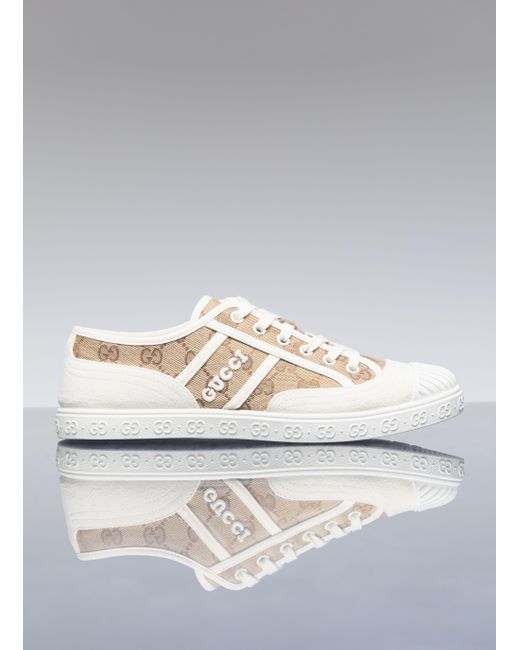 Gucci Natural Monogrammed Sports Shoes,