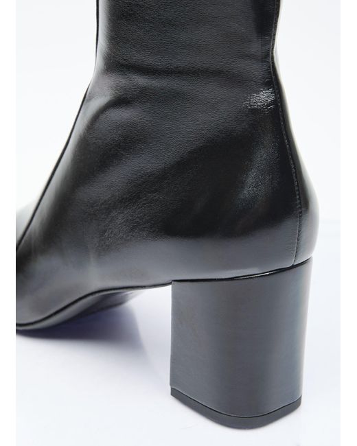 Saint Laurent Black Rainer Zipped Boots for men