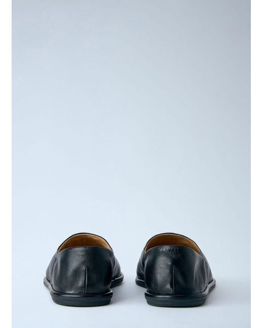 The Row Black Canal Slip On Flats for men