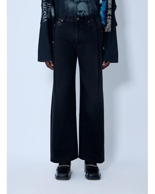 Vetements Blue Reconstructed Jeans for men