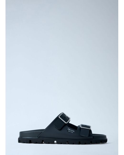 Prada Multicolor Rubber Slides