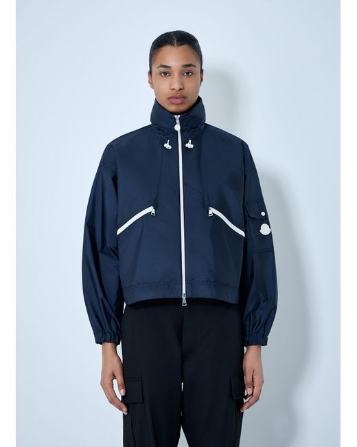Moncler Blue Marmacy Hooded Rain Jacket