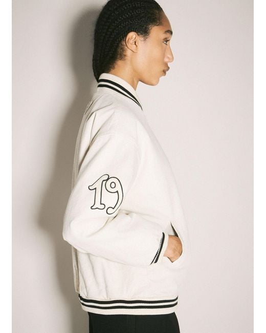Prada Natural Canvas Bomber Jacket