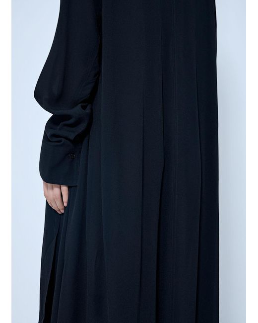 Totême Blue Rounded Neckline Dress
