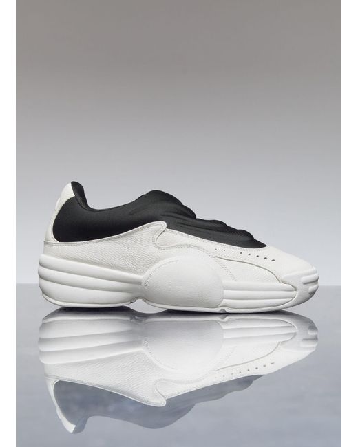Alexander Wang Gray Hoop Leather Sneakers