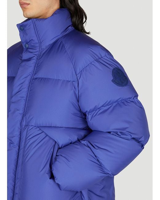Moncler Adhil Short Down Jacket in Blue for Men Lyst UK