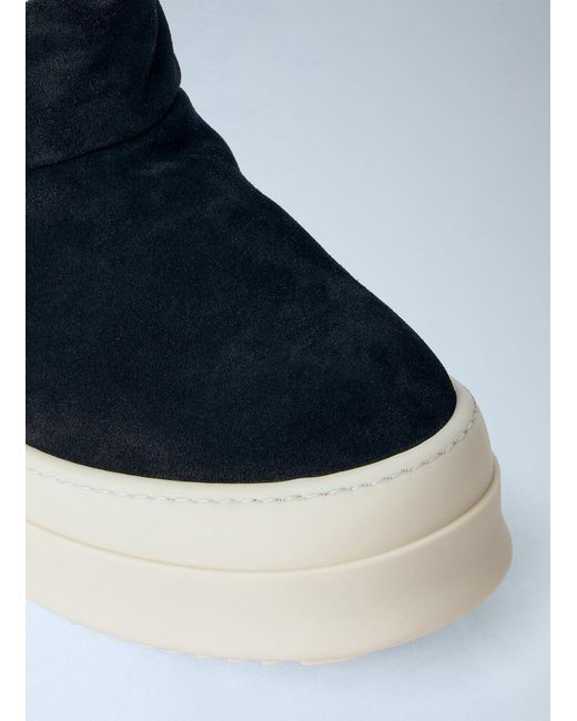 Rick Owens Blue Mega Bumper Platform Boots for men