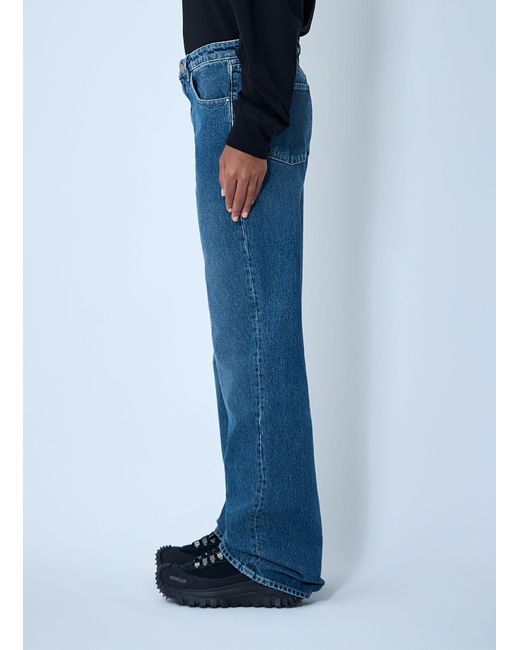Moncler Blue Five-Pocket Jeans