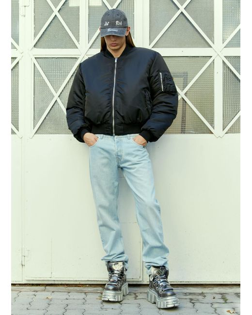 VTMNTS Blue Double Waist Denim Jeans