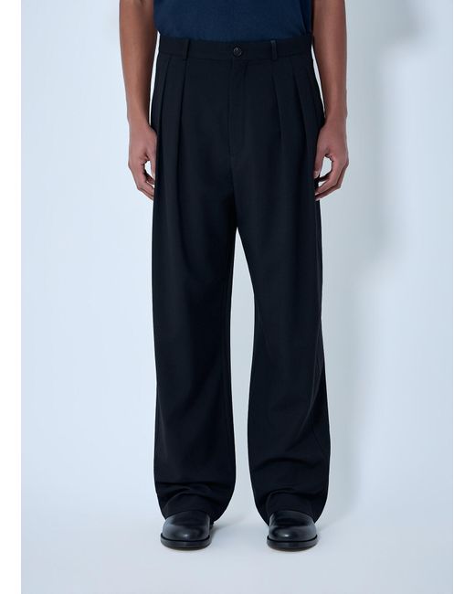 The Row Black Corley Wool Pants for men