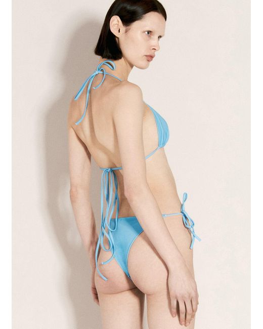 Vetements Blue Anime Bikini Top