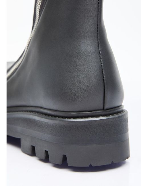 GmbH Gray Selim Combat Boots for men