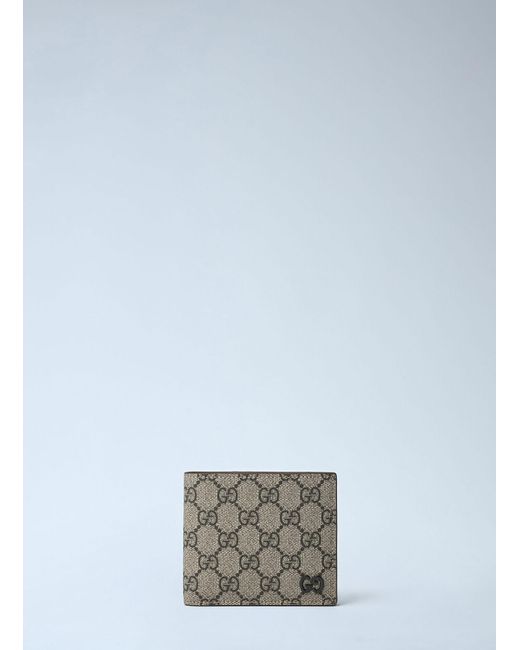 Gucci Blue Gg Bi-Fold Wallet for men