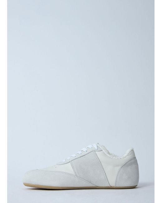 MM6 by Maison Martin Margiela White Anatomic Sneakers