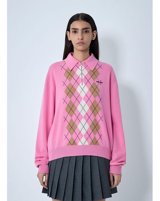 Miu Miu Pink Wool Sweater