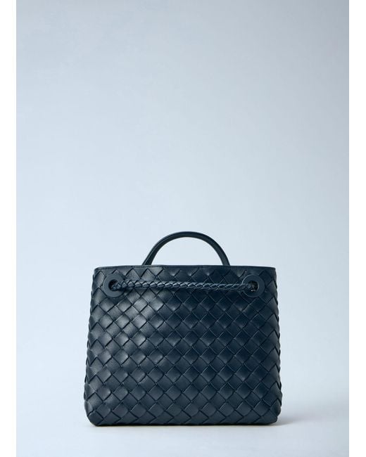 Bottega Veneta Blue Medium Andiamo Handbag