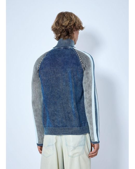 DIESEL Blue K-Heronimo Cardigan for men