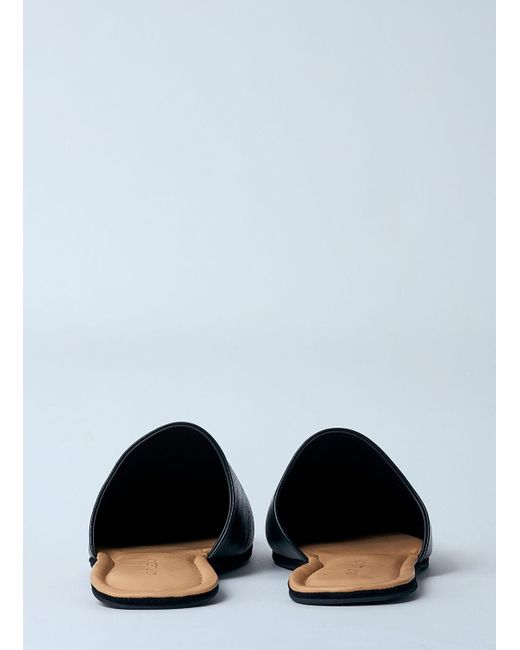Our Legacy Blue Ciagarr Leather Mules