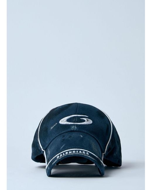 Balenciaga Blue Tracksuit Baseball Cap for men