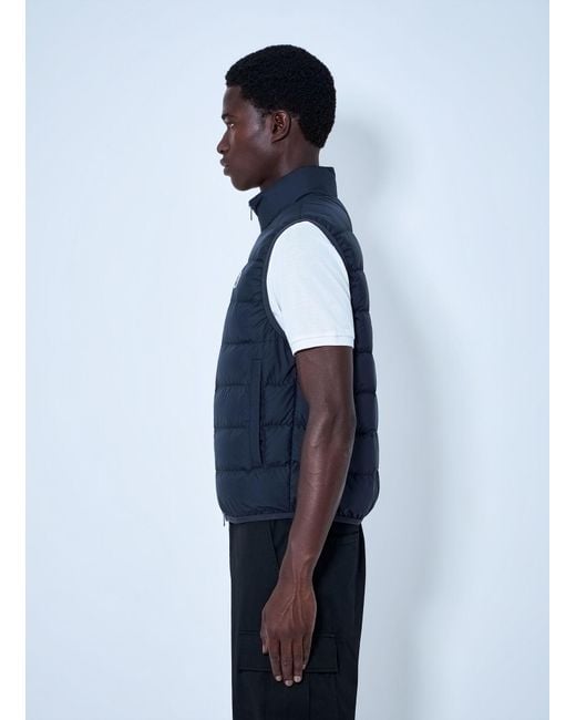 Moncler Blue Contrin Down Gilet for men