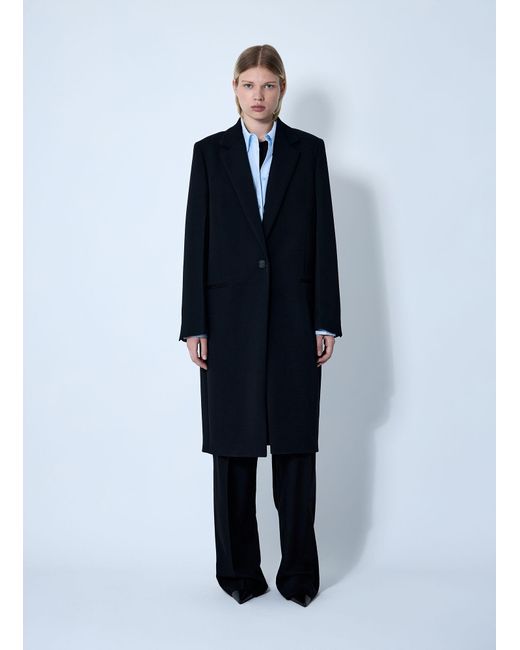 Totême Blue Classic Tailored Coat