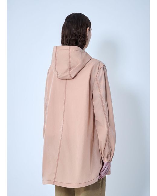 Moncler Pink Hooded Zip Jacket